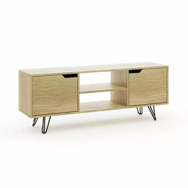 Dunelm Bella TV Unit Oak Effect 8 Dunelm Bella TV Unit Oak Effect - Image 6