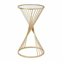 Pacific Lifestyle Pacific Liberty Side Table, Iron & Glass 8 Pacific Lifestyle Pacific Liberty Side Table, Iron & Glass - 30821672 alt02