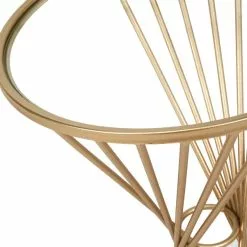 Pacific Lifestyle Pacific Liberty Side Table, Iron & Glass 9 Pacific Lifestyle Pacific Liberty Side Table, Iron & Glass - 30821672 alt03