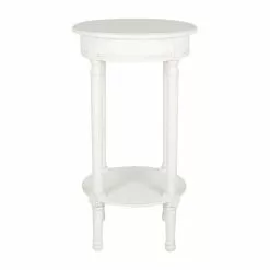 Pacific Lifestyle Pacific Heritage Round Side Table, Painted Pine - 30821756 alt01