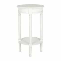 Pacific Lifestyle Pacific Heritage Round Side Table, Painted Pine - 30821756 alt02