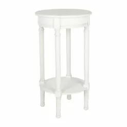 Pacific Lifestyle Pacific Heritage Round Side Table, Painted Pine - 30821756 alt03